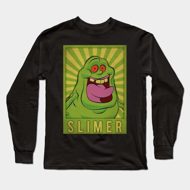 Slimer Long Sleeve T-Shirt by Durro